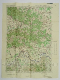 Duitse stafkaart Jugoslawien Brod Blatt 45 Sonderausgabe Nur für den Dienstgebrauch Joegoslavie - 64,5 x 50 cm. schaal 1:100000 - origineel 1931