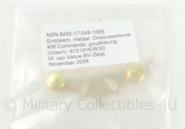 KM Commando Onderzeedienst embleem metaal 2024  - 6½ x 2½ cm - nieuw in verpakking - origineel
