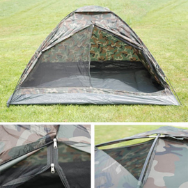 Tweepersoons camouflage tent - nieuw gemaakt