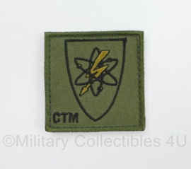 KL Nederlandse leger Defensie CTM borstembleem - met klittenband - 5 x 5 cm - origineel