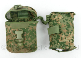 Defensie NFP Multi camo Opbouwtas Persoonlijk GNK IFAK geneeskundige dienst tas met inhoud - gebruikt - 18 x 14 x 6 cm - origineel