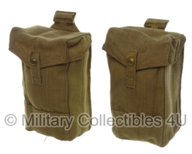 1 PAAR Britse Bren Gunner's Magazine  pouch Utility Pouch Magazijntassen borst model - origineel WO2