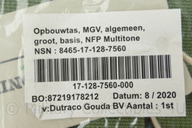 Basis opbouwtas MGV Algemeen groot NFP multitone MOLLE - 25 x 15½ x 2 cm - nieuw in verpakking - origineel