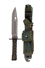 US Military D80 mes M9 bajonet met schede GROEN - nieuw gemaakt