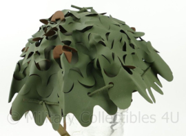 Franse leger M51 helm met camo en khaki hoes - zeer goede staat - origineel