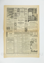 WO2 Duitse krant 8 Uhr Blatt 20 juni 1941 - 47 x 32 cm - origineel