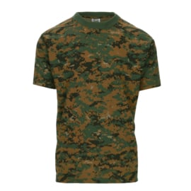 T shirt Recon 100% katoen - USMC digital woodland marpat camo