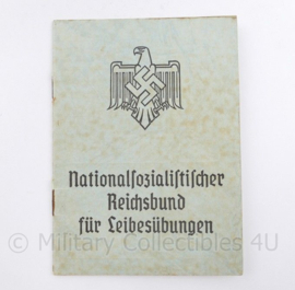 Wo2 Duitse Nationalsocialistische Reichsbund fur Leibesubungen oorkonde boekje 1942 Reichsbahn - origineel Wo2 Duits