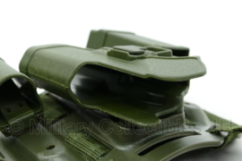 Dropleg Beenholster Glock 17 met mag pouch en zaklamp pouch - 19 x 5,5 x 15,5 cm - nieuw gemaakt