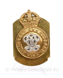 WW2 British badge Queens Own Hussars - 4 x 2,5 cm - origineel
