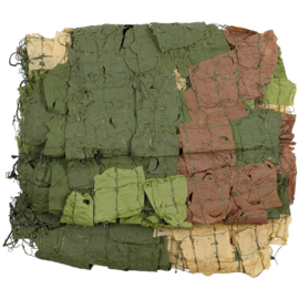 Camonet 6 x 3  meter - met katoenen camouflage - nieuwstaat - origineel