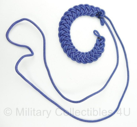 Blauw/zilver nestelkoord - 25 x 3½ cm - origineel