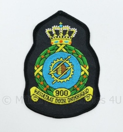 KLU Luchtmacht RNLAF 900 Squadron embleem -  resultaat door onderhoud - 11,5 x 8 cm - origineel