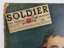 The British Army Magazine Soldier Vol 8 No 7 September 1952 -  Afkomstig uit de Nederlandse MVO bibliotheek - 30 x 22 cm - origineel