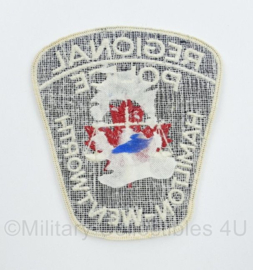 Embleem Canadese Regional Police Hamilton Wentworth - 10,5 x 10 cm -  origineel