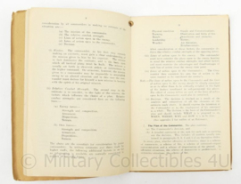 WO2 Britse Defence Force Regulations Combat Orders Training Regulation no. 10 (2nd Edition) 1942 - 19 x 13 cm - origineel