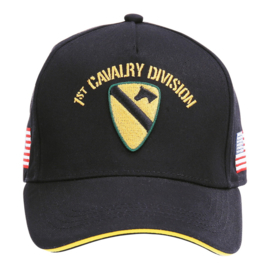 Baseball cap WWII  US Cavalry - ZWART