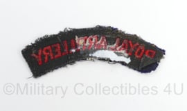Canadese leger Royal Artillery shoulder title - 10 x 3,5 cm - origineel