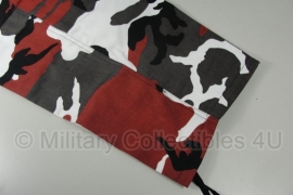 Broek red urban camo