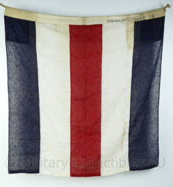 Wo2 British Royal Navy signaal vlag Dettra flag co MFG - gebruikt - 83x90cm - origineel