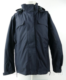 Nederlandse Politie donkerblauw undercover regenjack waterproof/windproof - maat dames 46 - nieuw - origineel