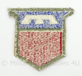 WO2 US 76th Infantry Division embleem Cut Edge - 7 x 6½ cm - origineel
