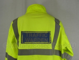 Britse Traffic Police politie jas geel reflecterend - Traffic Warden - maat XXL Tall - origineel -