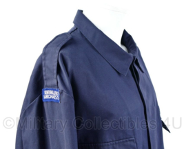KMAR Marechaussee blauwe uniformjas met straatnamen - zeer goede staat - maat L -  origineel