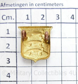 WO2 Britse cap badge onbekend - 2,5 x 2,5 cm - origineel