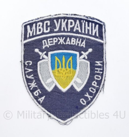 Oekraïense  Politie embleem Ukraine Ykpaiha MBC  - 9 x 12 cm - origineel