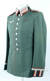 WO2 Duitse Oberfeldwebel Artillerie Waffenrock Waffenmeister uniform jas - maat Small - topstaat - origineel