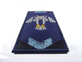 KMAR Koninklijke Marechaussee embleem "HRB Hoog Risico Beveiliging" - met klittenband - afmeting 5 x 9 cm