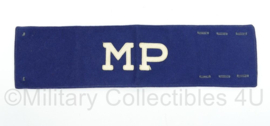 KMAR Koninklijke Marechaussee wollen MP Military Police armband jaren 50 - 40 x 10 cm - gedragen - origineel