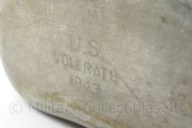 WO2 US veldfles set RVS beker en aluminium fles 1943  - origineel
