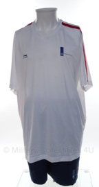 KL Nederlandse leger Sportinstructeur LO sport set shirt met korte broek - zgan - merk LI-NING - maat Medium set - origineel