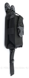 Zwarte koppeltas portofoontas nylon Vega holster - nieuw in de verpakking - 11 x 5 x 23 cm - origineel
