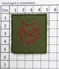 MLV Militaire Lichamelijke Vorming GVT embleem - afmeting 5 x 4½ cm - origineel