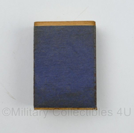 WO2 Duits luciferdoosje van echt hout - Einsatz der Deutschen Kriegsmarine - 6 x 4 cm