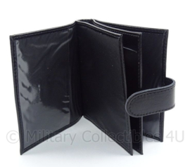 Nederlandse Politie bonnenboekje modern - zwart leder - afmeting 13 x 16 cm - origineel