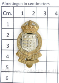 Wo2 Britse cap badge Royal Army ORDNANCE Corps Cap badge - 4,5 x 2,5 cm - origineel