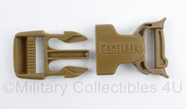 Camelbak gesp set coyote - 7,5 x 4 cm - origineel Camelbak