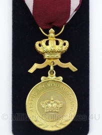 Belgische kroonorde gouden medaille  - origineel