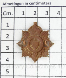 WO2 Canadese 9th Sault St Marie Field Artillery regiment RCA cap badge - Kings Crown - 3,5 x 3 cm - origineel