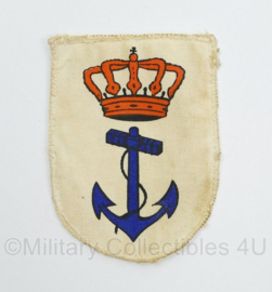 Koninklijke Marine embleem - 8 x 6 cm - origineel