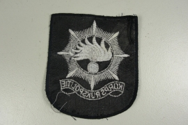 Mouwembleem Korps Rijkspolitie zilverkleurig  - origineel