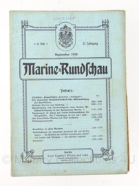 Marine Rundschau boekenset 1910 - set van 3 - origineel