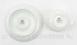 Defensie Tavola kopje en schotel set - origineel