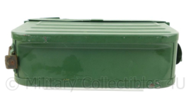 Joegoslavische PKM ammo box Aluminium munitiekist voor 100 stuks PKM munitie - 27 x 14½ x 8½ cm - origineel
