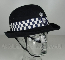 Britse dames politie hoed - Metropolitan Police - 55 tm. 61 cm. -  origineel