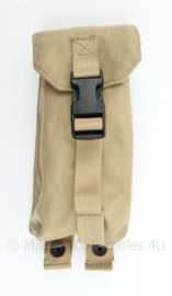 Defensie, Korps Mariniers en US Army Khaki MOLLE single magazin pouch M4 en Diemaco - 22 x 8,5 x 5 cm - origineel